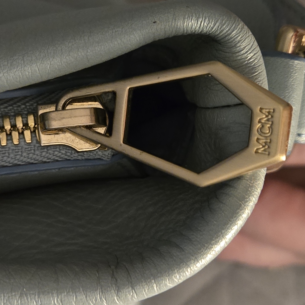 MCM Blue Leather Women's Bag - Picture 3 of 14